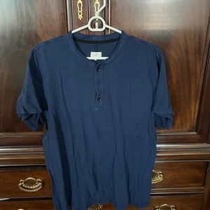 Rag & Bone. Classic Short Sleeve Men’s Henley. Size XL. Relaxed Fit